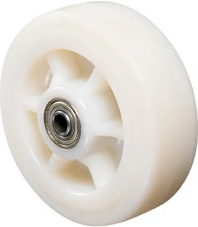 Roda em Nylon Branca 6" Código: R62NTE